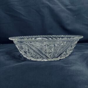 Vintage Anchor Hocking Stars and Bars Serving Bowl